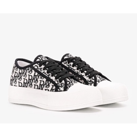 Baskets blanches sur la plateforme Lalonde 1 Baskets blanches sur la plateforme Lalonde 1