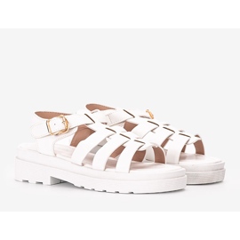 Sandales blanches pour femmes Bradam's 1