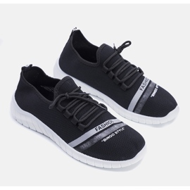 Baskets de sport pour hommes Formalk noires 1
