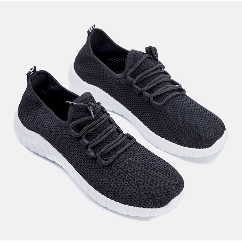Baskets de sport noires pour hommes d'Eltro 1