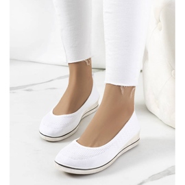 Baskets compensées blanches Loane 1