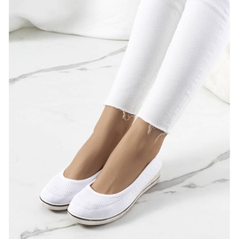 Baskets compensées blanches Loane 2