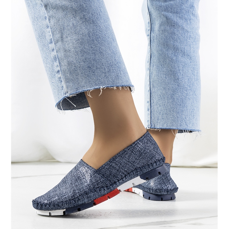 BM Mocassins bleu marine Lulu 1 BM Mocassins bleu marine Lulu 1