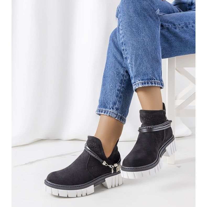Bottines Chewings noires le noir 1