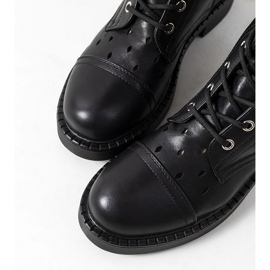 Bottines ajourées noires Finlay 1