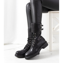 Bottines ajourées noires Finlay le noir 2
