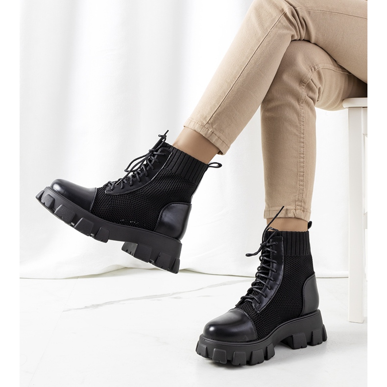 Bottes noires pour femmes de Lewers 2