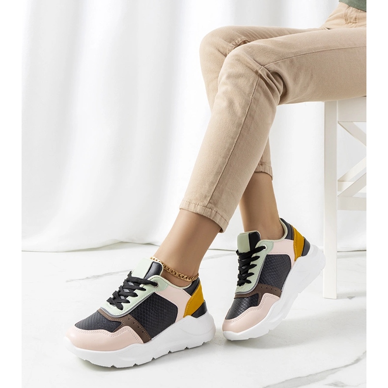 Baskets Pottin femme noires le noir 1