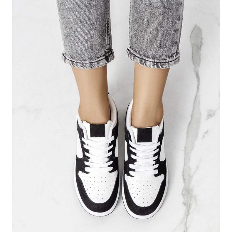 Baskets Probe noires et blanches 1