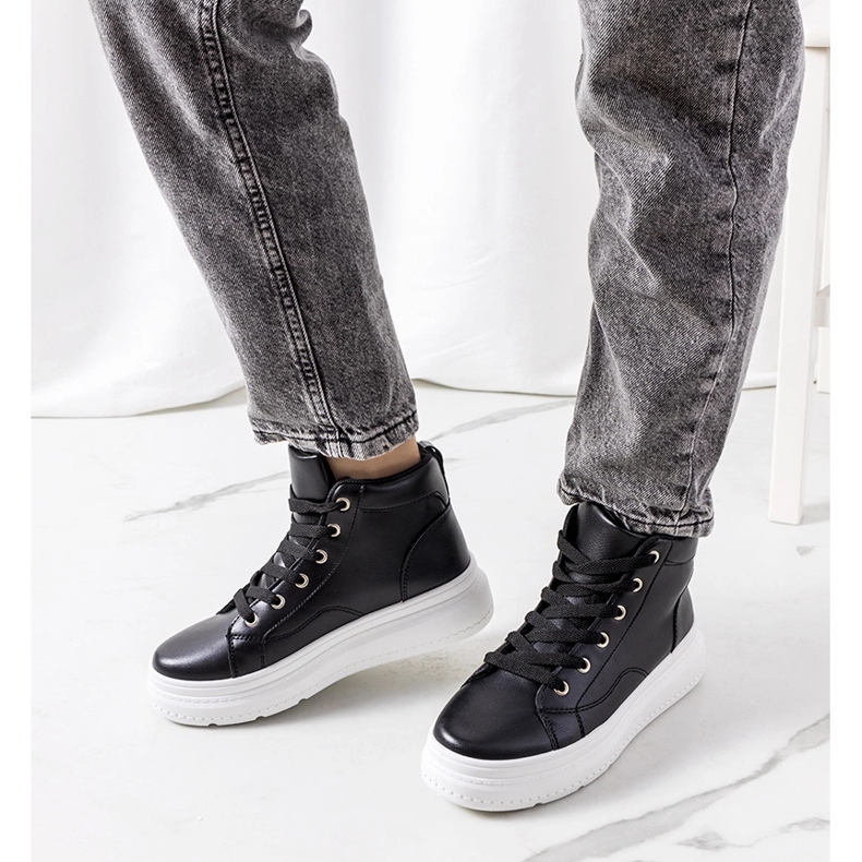 Baskets noires de Nandew le noir 1