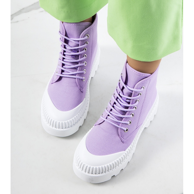 Baskets Roxo violettes 1