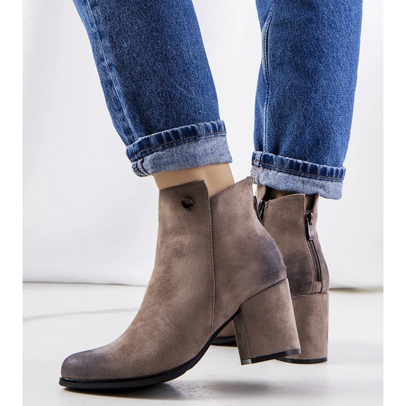 Bottes Goldcrest marron brun 1