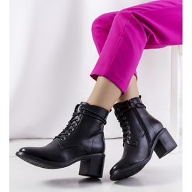 Bottines Sanlow noires le noir 1