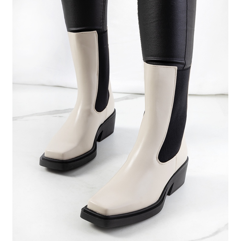 Bottines Maret beiges 1