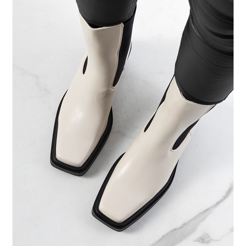 Bottines Maret beiges 2