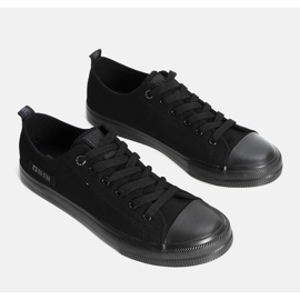 Baskets noires pour hommes Big Star KK174007 1