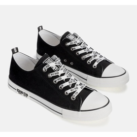 Baskets noires pour hommes Big Star KK174049 le noir 1