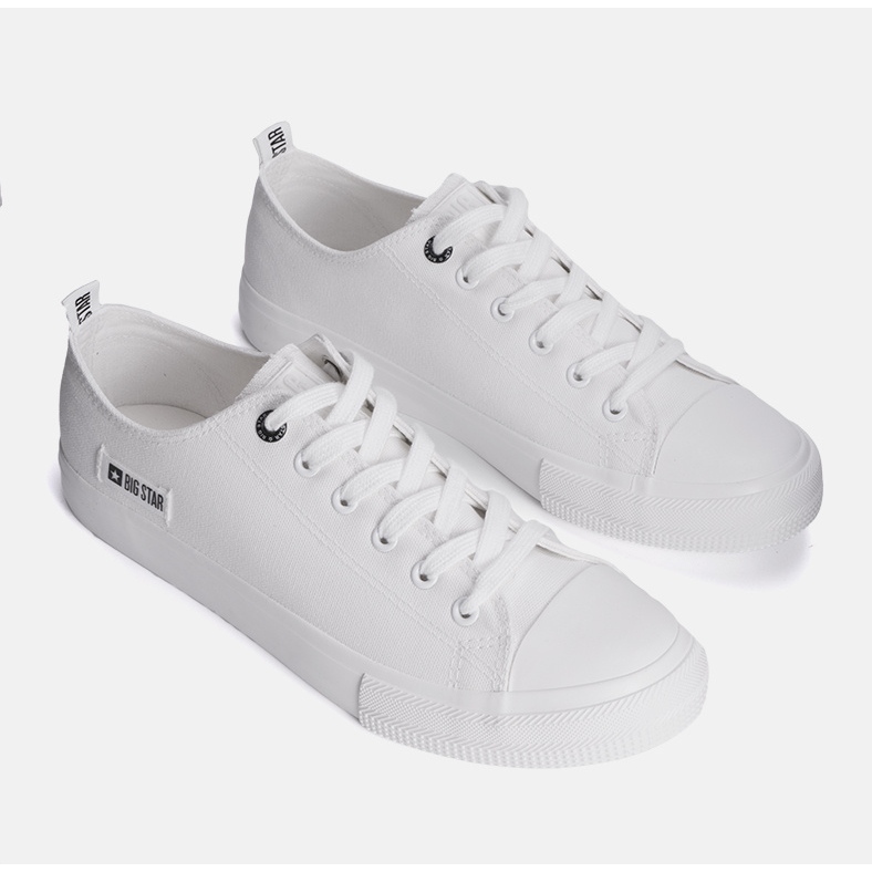 Baskets blanches pour hommes Big Star KK174006 1 Baskets blanches pour hommes Big Star KK174006 1