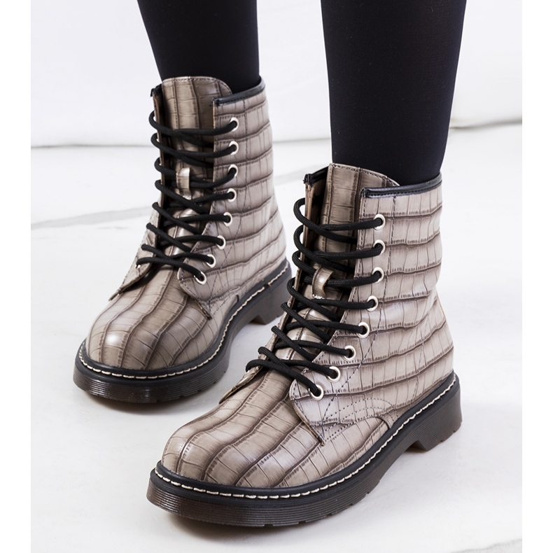 Bottes pour femmes grises par Norte 1 Bottes pour femmes grises par Norte 1