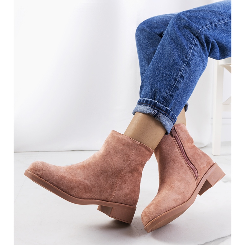 Bottines Tereza roses 1 Bottines Tereza roses 1