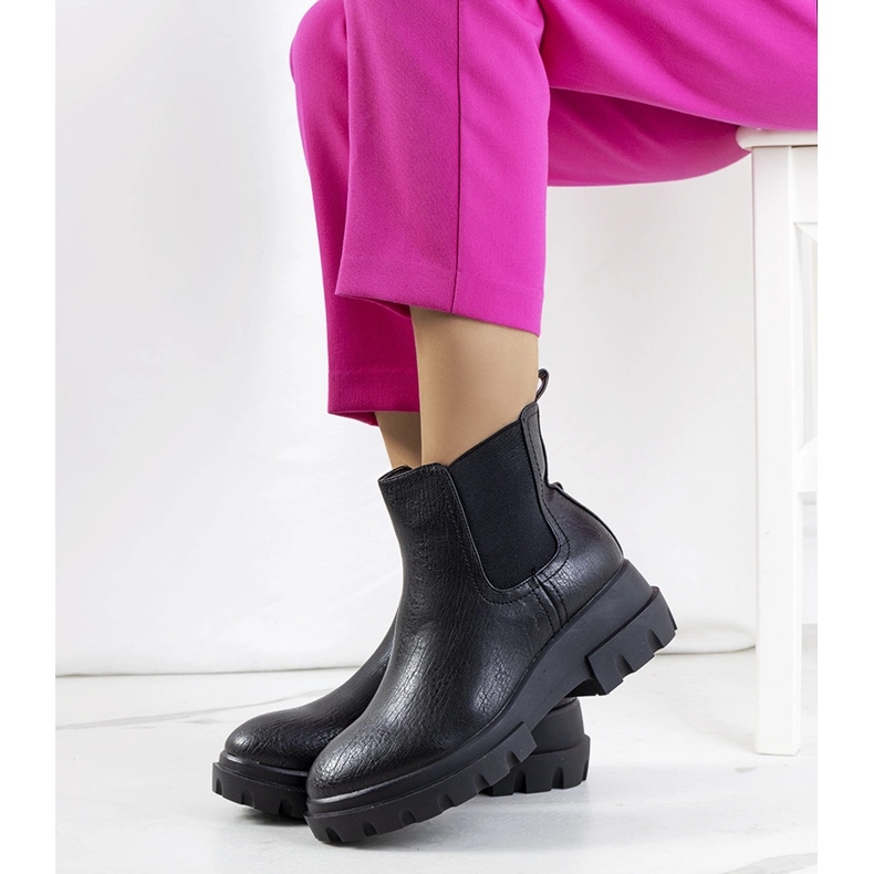 Bottes noires de Bexley le noir 1
