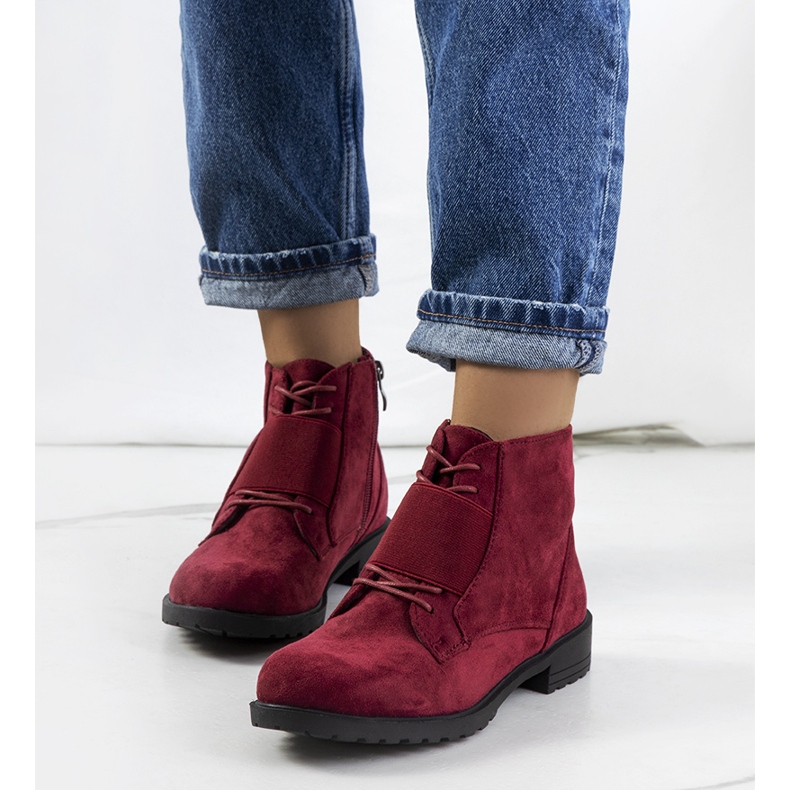 Bottines Manoella bordeaux rouge rouge 1 Bottines Manoella bordeaux rouge rouge 1