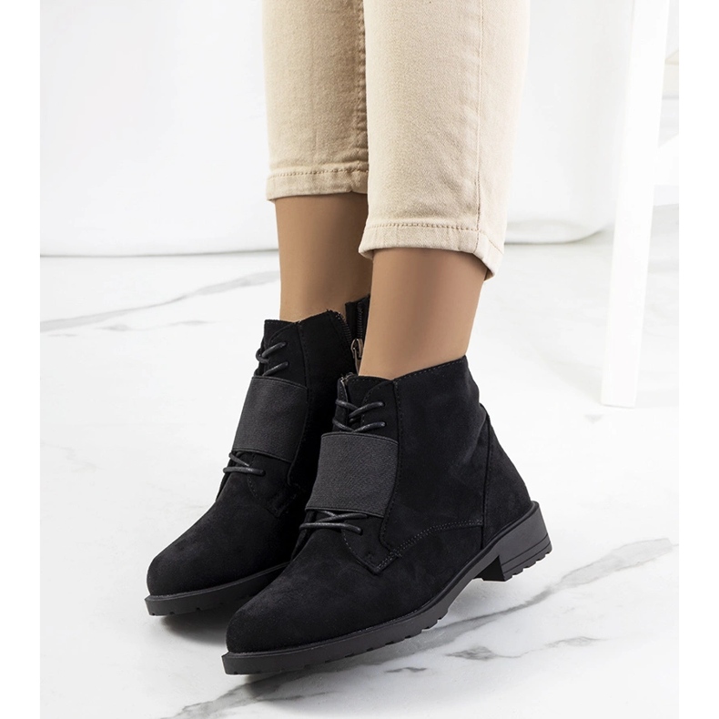 Bottines Manoella noires 1