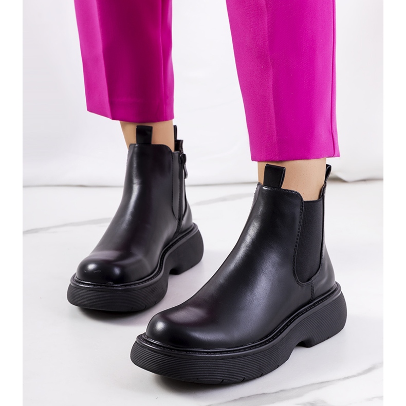 PA1 Bottines Cromer noires 1