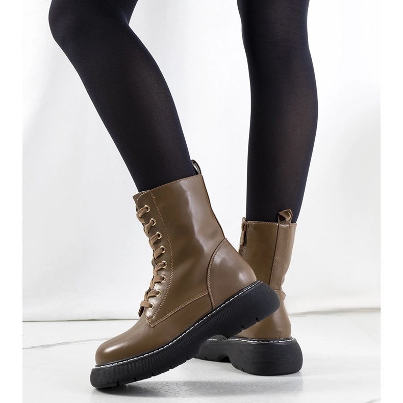 Bottes marron de type Myrefall brun 1
