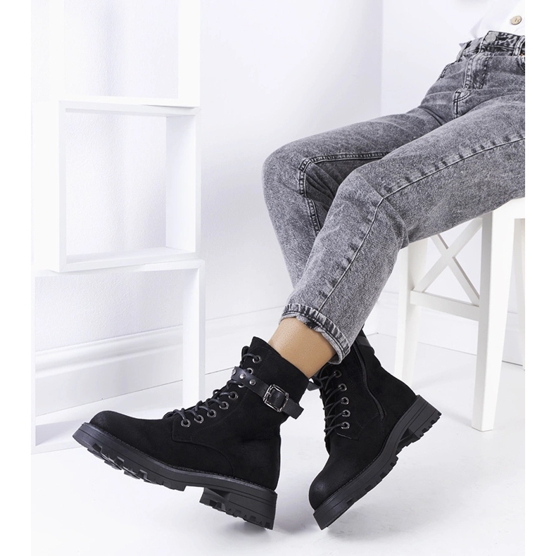 Bottes Narnclaedra noires le noir 1