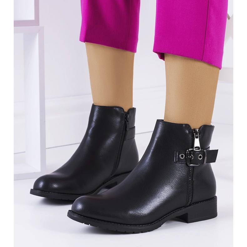 Bottines Manila classiques noires 1