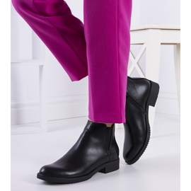 Bottines Jodhpur noires de Nagoya le noir 1 Bottines Jodhpur noires de Nagoya le noir 1