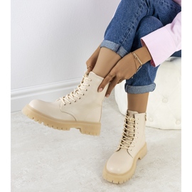 PA1 Bottes de randonnée femme beige Tamila 2