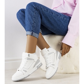 Baskets grises pour la cheville Megatheo 1