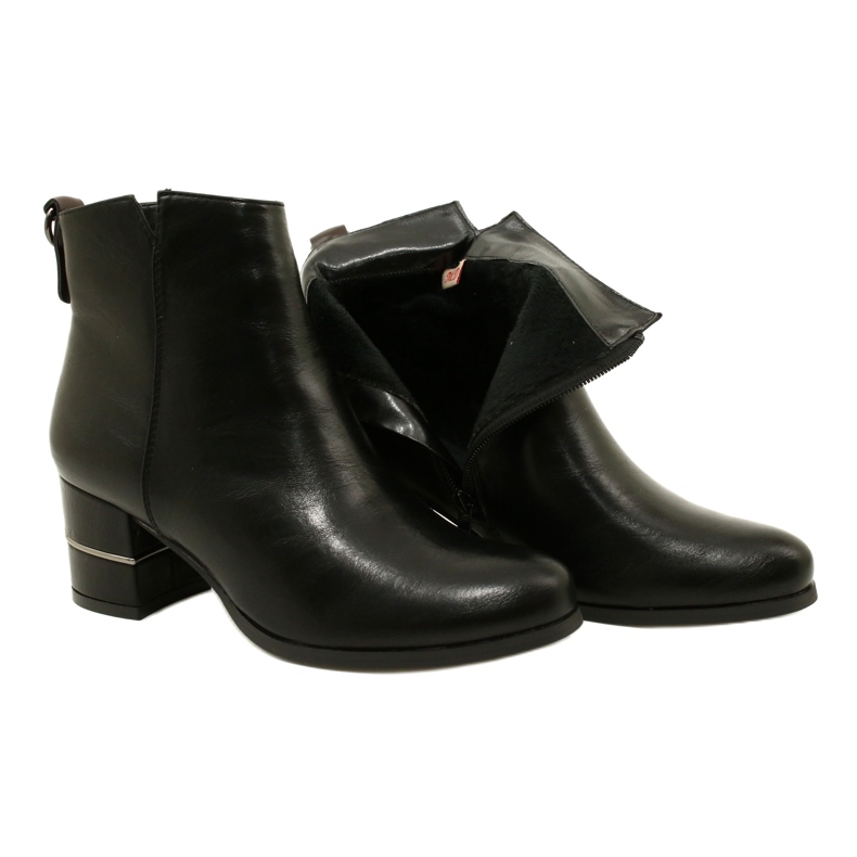 DASZYŃSKI Bottines isolées noires pour femme le noir 4