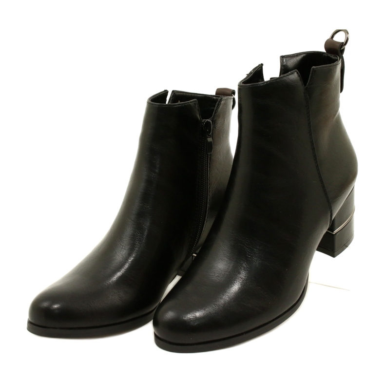 DASZYŃSKI Bottines isolées noires pour femme le noir 2