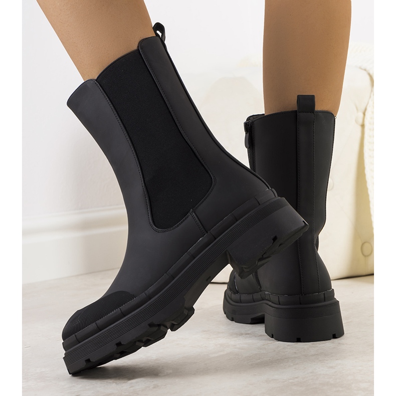 Bottes Antede noir mat 1