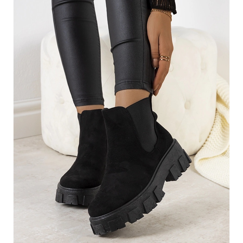 Bottines Mooca femme noires 1