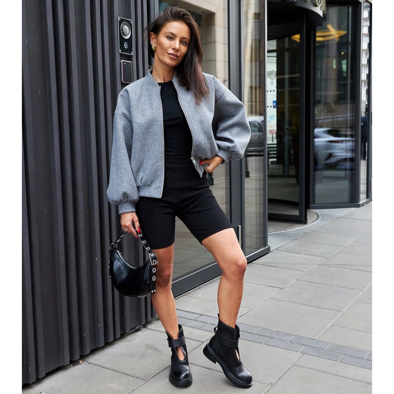 Bottes noires pour femmes d'Elbika le noir 1