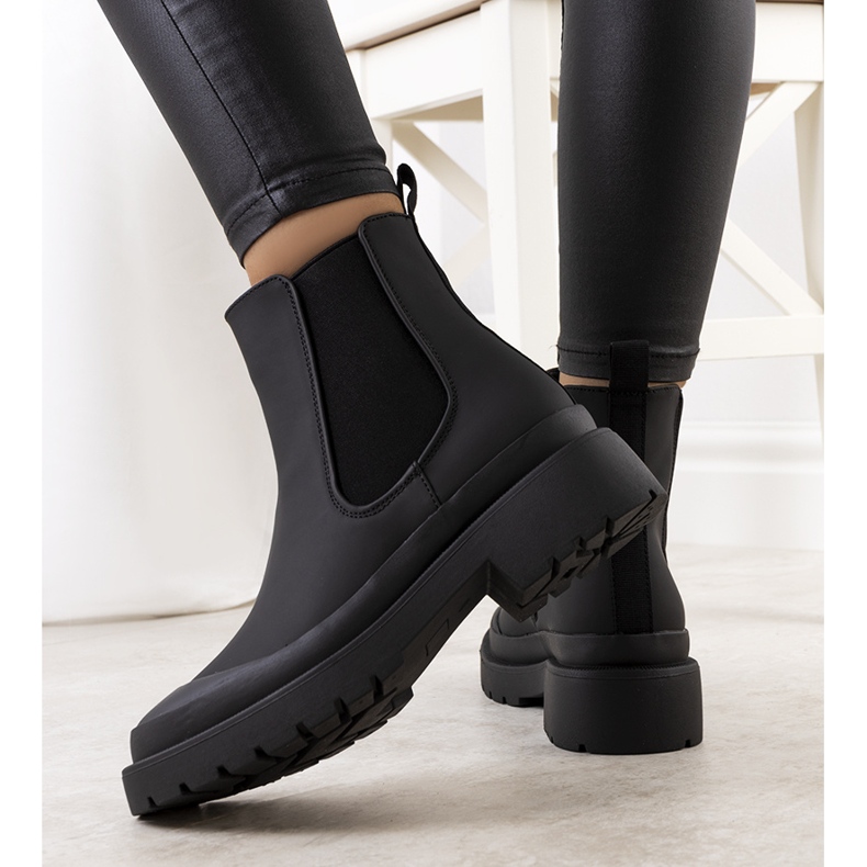 Bottes noires pour femmes de Detis 1