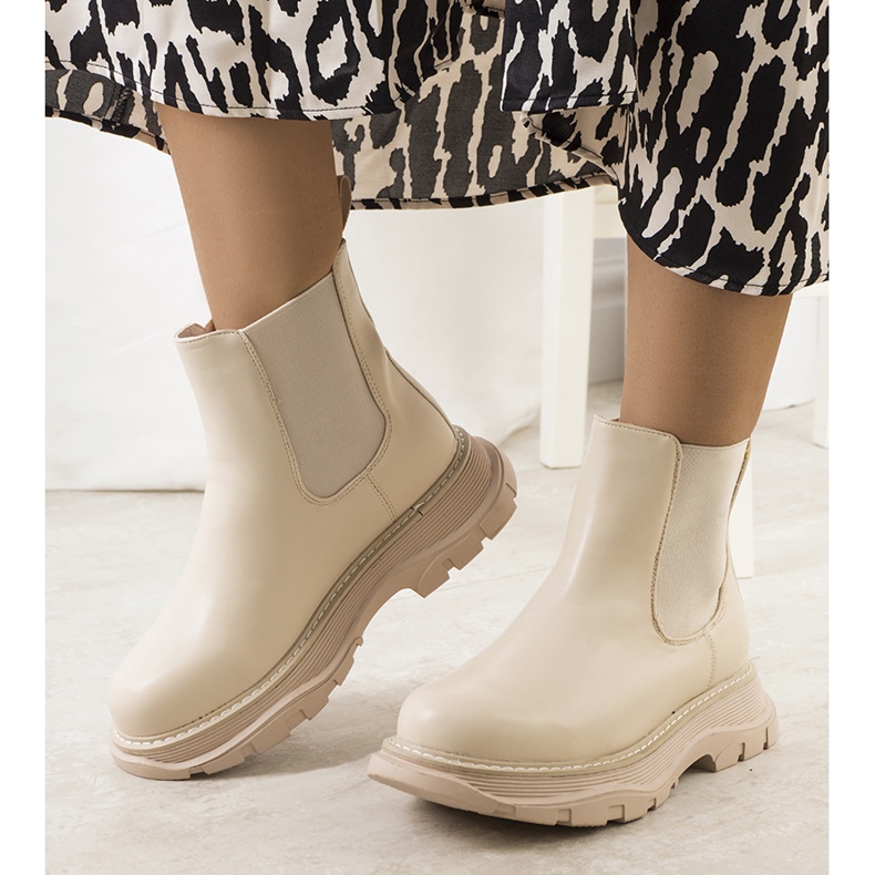 PA1 Bottes femme Pilar beiges 1