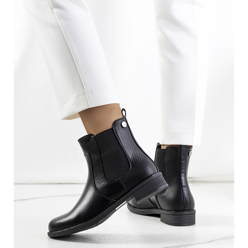 Bottes marines classiques noires le noir 1