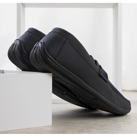 BM Mocassins homme bleu marine Pearse 2