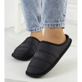 Big Star Chaussons isolés femme noir KK274602 le noir 2