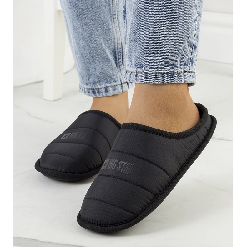 Big Star Chaussons isolés femme noir KK274602 le noir 2