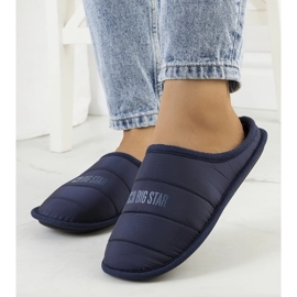 Big Star Chaussons isolés femme bleu marine KK274602 2 Big Star Chaussons isolés femme bleu marine KK274602 2