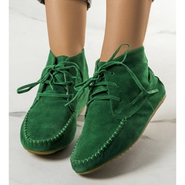 BM Bottines éco-daim Lalo vertes 2