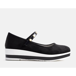 BM Ballerines noires pour enfant Renate's le noir 1 BM Ballerines noires pour enfant Renate's le noir 1