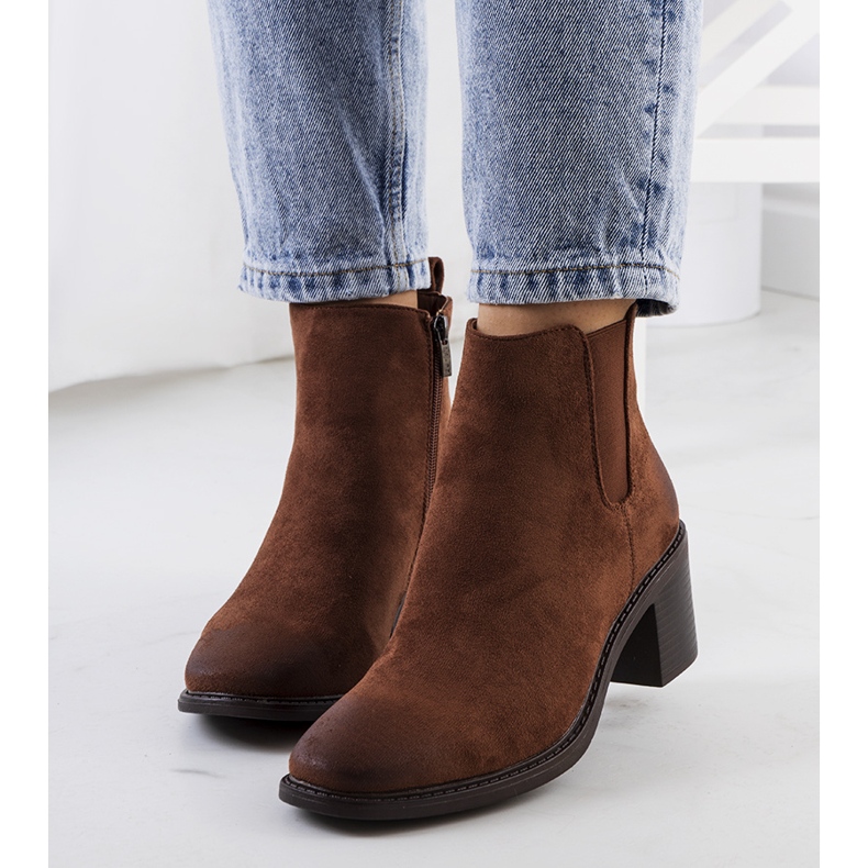 Bottes marron à talon Luiza brun 1