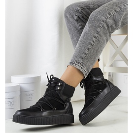 PA1 Bottes de neige noires pour femmes de Laursen 1